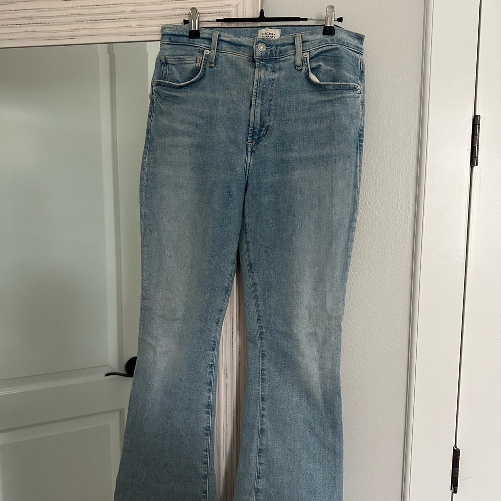 Citizens Of Humanity Light Blue Flare Jeans